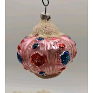 Antique Blown Glass CROWN Christmas Ornament  (10)